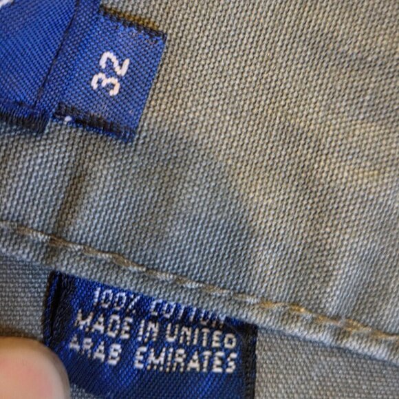 Women's Y2K J CREW Cargo Comfort Shorts Military Green Khaki Size 30 Summer Hike - Picture 6 of 13